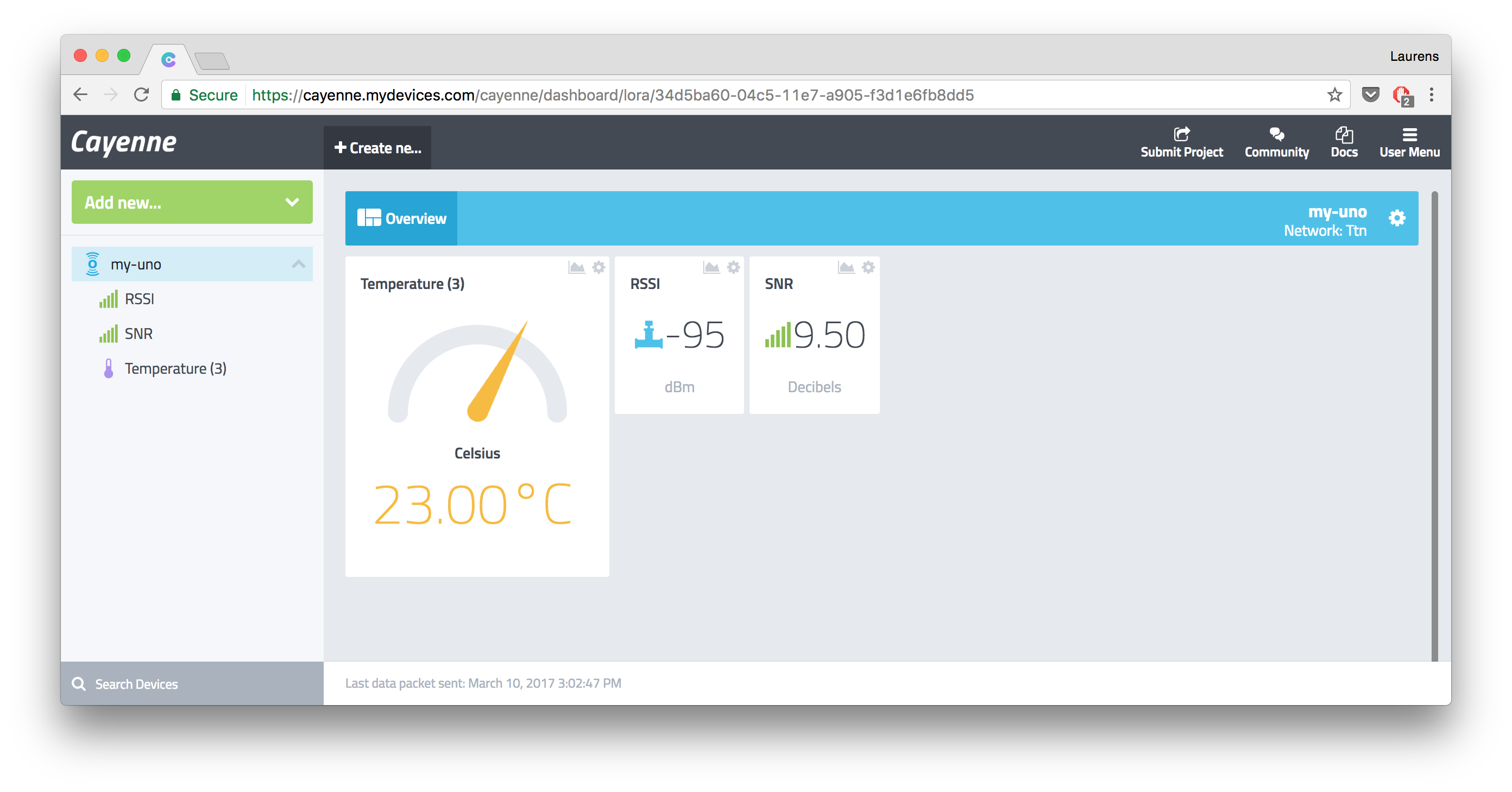 myDevices-dashboard